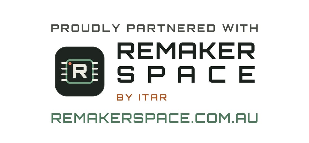 Proudly partnered with ReMaker Space by ITAR — remakerspace.com.au